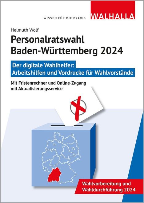 Helmuth Wolf: CD-ROM Personalratswahl Baden-Württemberg 2024, CD-ROM