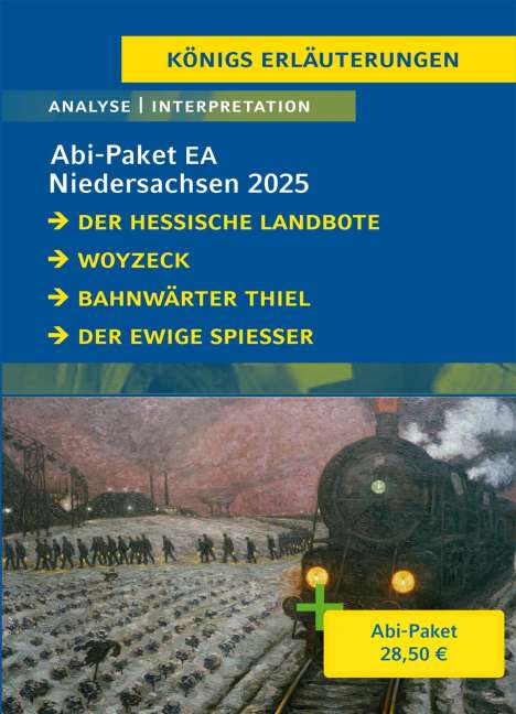 Georg Büchner: Abitur Niedersachsen 2025 EA Deutsch - Paket, Buch