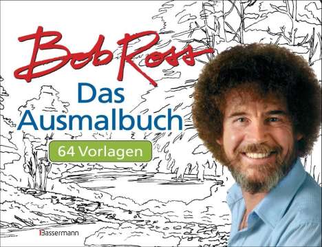 Bob Ross: Das Ausmalbuch, Buch
