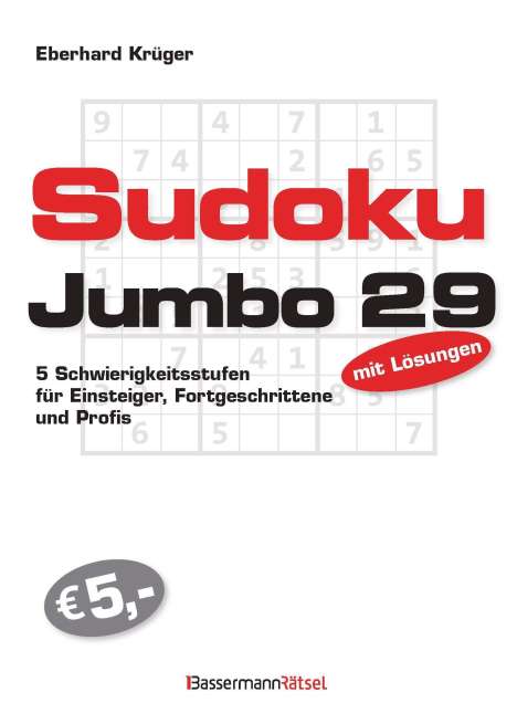 Eberhard Krüger: Krüger, E: Sudokujumbo 29, Buch