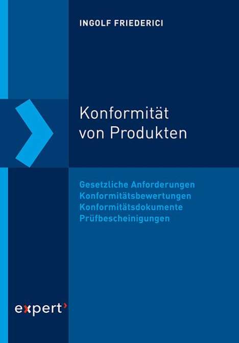 Ingolf Friederici: Konformität von Produkten, Buch