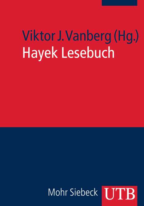 Viktor J. Vanberg: Hayek Lesebuch, Buch