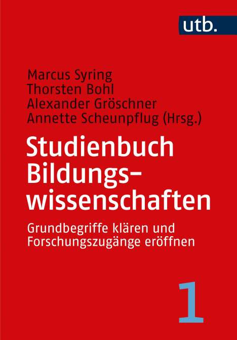 Studienbuch Bildungswissenschaften (Band 1), Buch