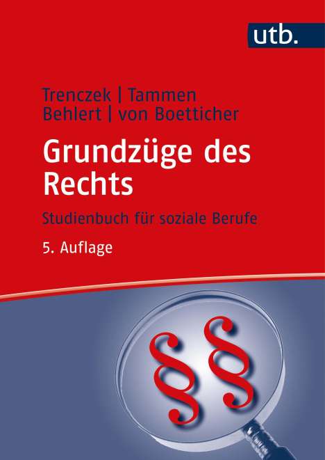 Thomas Trenczek: Trenczek, T: Grundzüge des Rechts, Buch