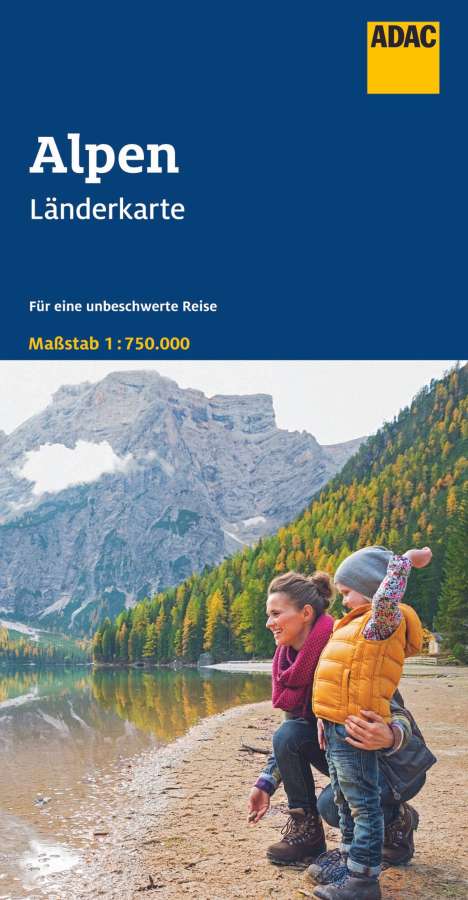 ADAC LänderKarte Alpen 1:750 000, Karten