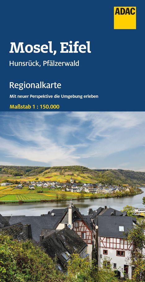 ADAC Regionalkarte 11 Mosel, Eifel, Hunsrück, Pfälzerwald 1:150.000, Karten