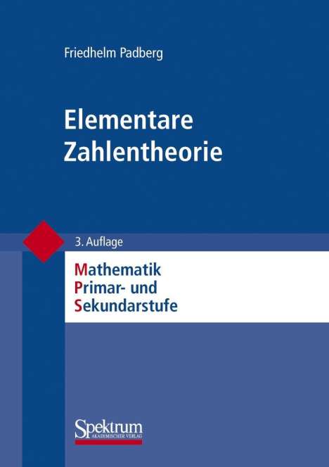 Friedhelm Padberg: Elementare Zahlentheorie, Buch