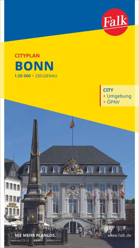 Falk Cityplan Bonn 1:20.000, Karten