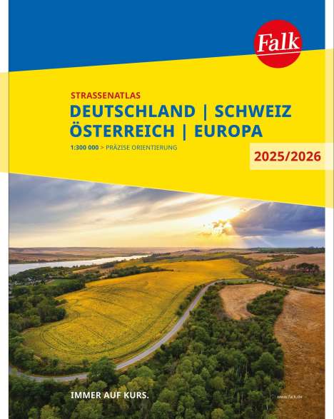 Falk Straßenatlas 2025/2026 Deutschland, Schweiz, Österreich 1:300.000, Buch