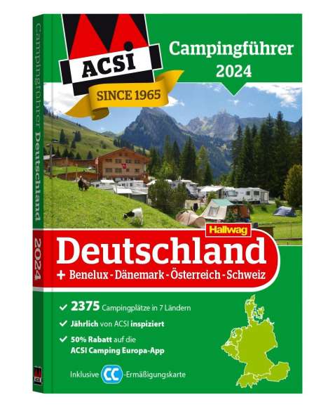 ACSI Campingführer Deutschland 2024, Buch