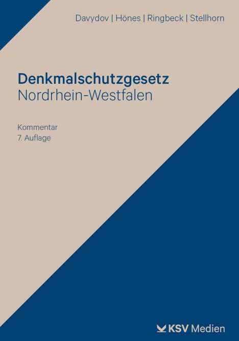 Dimitrij Davydov: Denkmalschutzgesetz Nordrhein-Westfalen, Buch