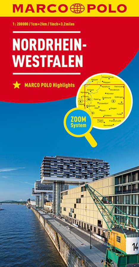 MARCO POLO Regionalkarte Deutschland 05 Nordrhein-Westfalen 1:200.000, Karten