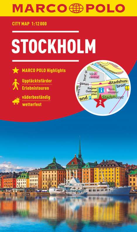 MARCO POLO Cityplan Stockholm 1:12 000, Karten