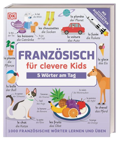 Französisch für clevere Kids - 5 Wörter am Tag, Buch