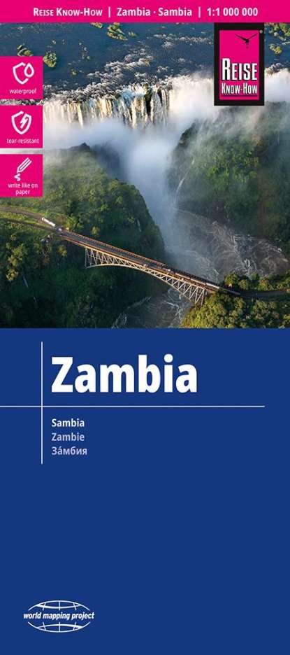 Reise Know-How Landkarte Sambia 1:1.000.000, Karten