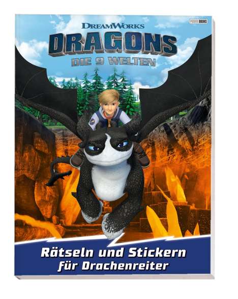 Dragons - Die 9 Welten: Superstarker Sticker- und Malspaß, Buch