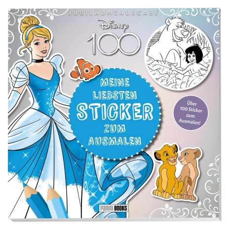 Disney 100: Meine liebsten Sticker zum Ausmalen, Buch