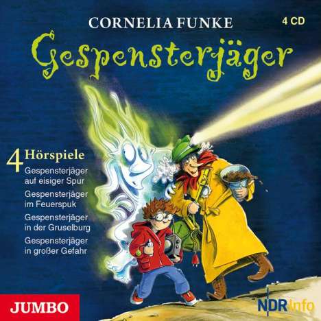Cornelia Funke: Gespensterjäger, 4 CDs