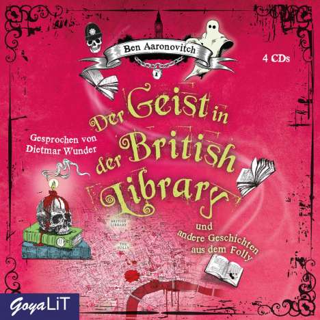 Ben Aaronovitch: Der Geist in der British Library und andere Geschichten aus dem Folly, 4 CDs