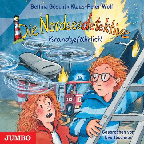 Klaus-Peter Wolf: Die Nordseedetektive 12. Brandgefährlich!, CD