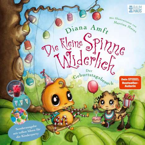 Diana Amft: Die kleine Spinne Widerlich - Der Geburtstagsbesuch - Sonderausgabe mit tollen Ideen für die Kinderparty, Buch