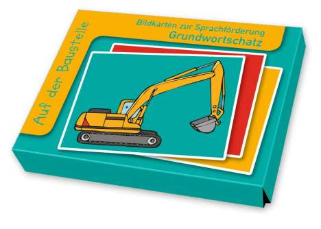 Bildkarten zur Sprachförderung: Auf der Baustelle, Buch