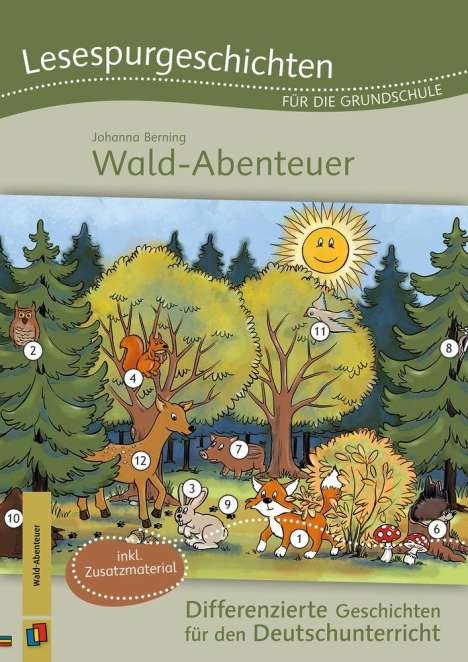 Johanna Berning: Lesespurgeschichten für die Grundschule - Wald-Abenteuer, Buch