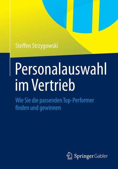 Steffen Strzygowski: Personalauswahl im Vertrieb, Buch