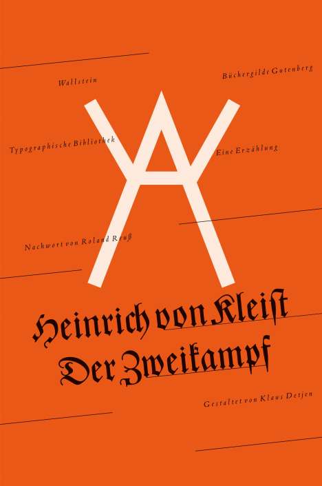 Heinrich von Kleist: Der Zweikampf, Buch