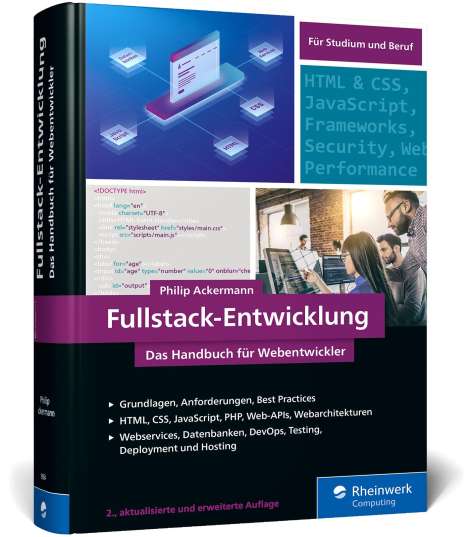 Philip Ackermann: Fullstack-Entwicklung, Buch