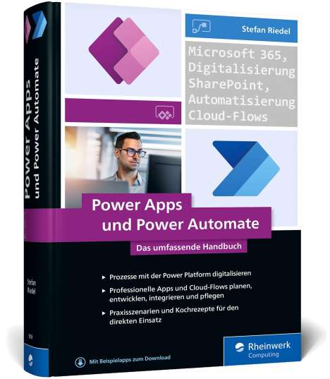Stefan Riedel: Power Apps und Power Automate, Buch