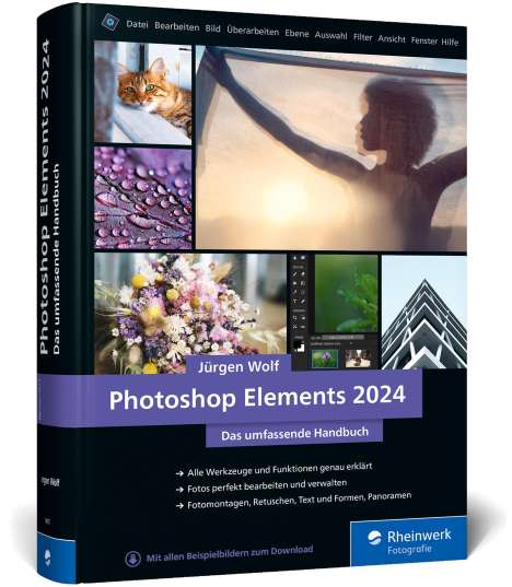 Jürgen Wolf: Photoshop Elements 2024, Buch