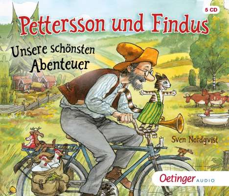 Pettersson und Findus.Unsere schönsten Abenteuer, 5 CDs
