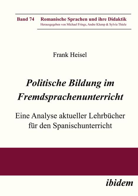Frank Heisel: Politische Bildung im Fremdsprachenunterricht, Buch