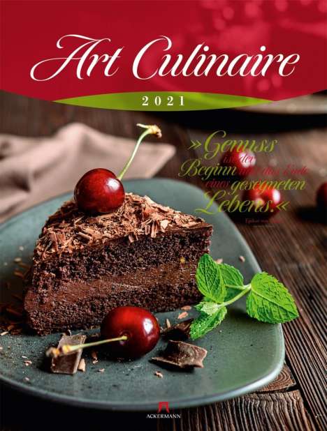 Art Culinaire 2021, Kalender