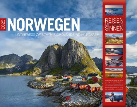 Ackermann Kunstverlag: Norwegen - Unterwegs zwischen Fjordland und Nordkapp Kalender 2025, Kalender