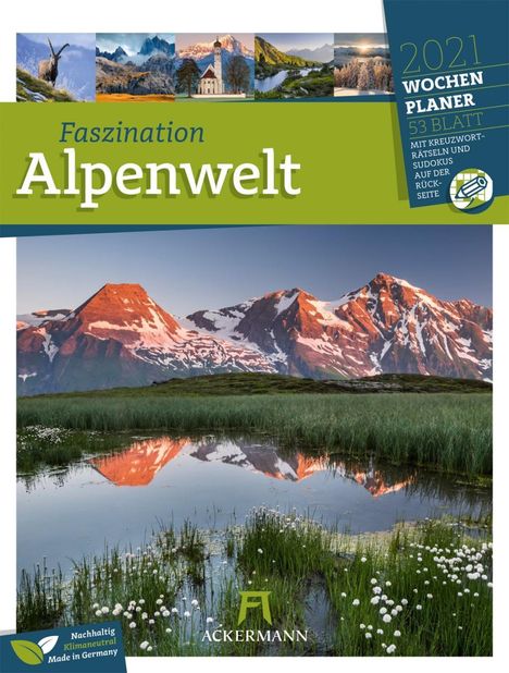 Alpenwelt 2021 - Wochenplaner, Kalender