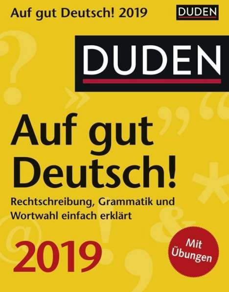 Ines Balcik: Duden Auf gut Deutsch! 2019, Diverse