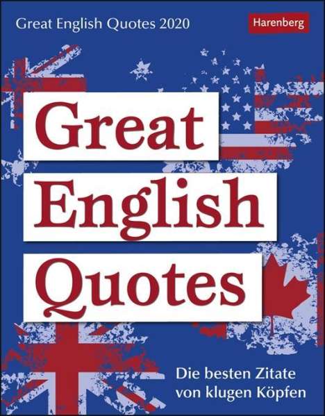Jennifer Gallagher: Great English Quotes  - Kalender 2020, Diverse