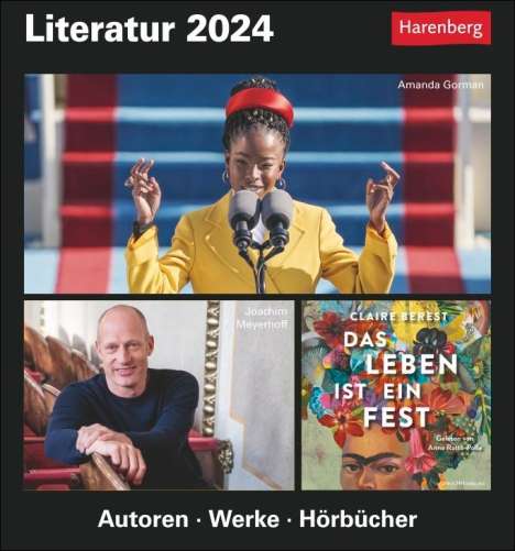 Ulrike Anders: Anders, U: Literatur Tagesabreißkalender 2024. Tischkalender, Kalender