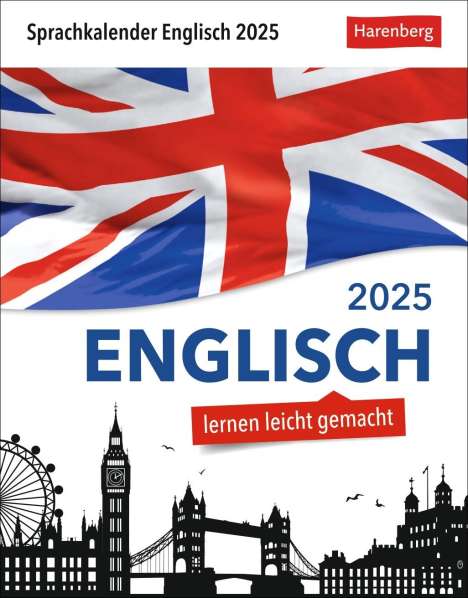 Hilary Bown: Englisch Sprachkalender 2025 - Englisch lernen leicht gemacht - Tagesabreißkalender, Kalender