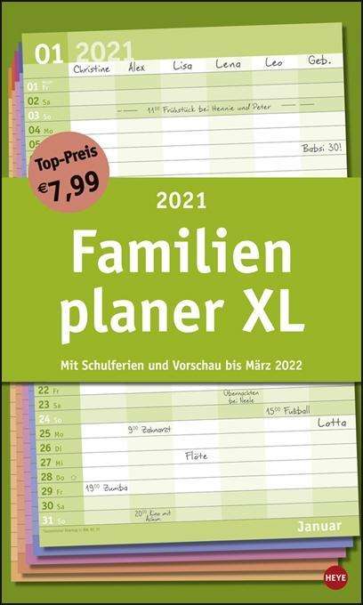 Familienplaner XL Basic 2020, Diverse