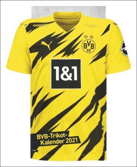 Borussia Dortmund Trikotkalender - Kalender 2020, Diverse