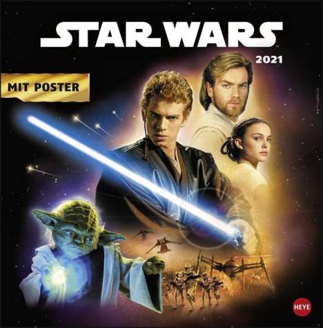 Star Wars Broschurkalender 2021, Kalender
