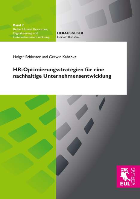 Holger Schlosser: HR-Optimierungsstrategien für eine nachhaltige Unternehmensentwicklung, Buch