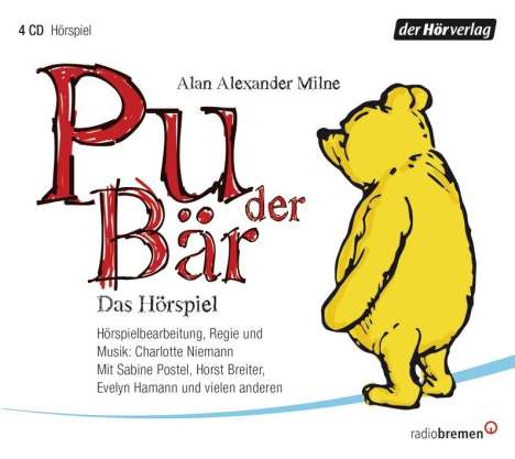 Alan A. Milne: Pu der Bär, 4 CDs
