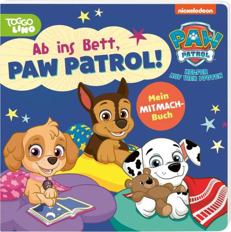 PAW Patrol Pappbilderbuch: Ab ins Bett, PAW Patrol!, Buch