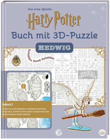 Warner Bros.: Harry Potter - Hedwig - Das offizielle Buch mit 3D-Puzzle Fan-Art, Buch