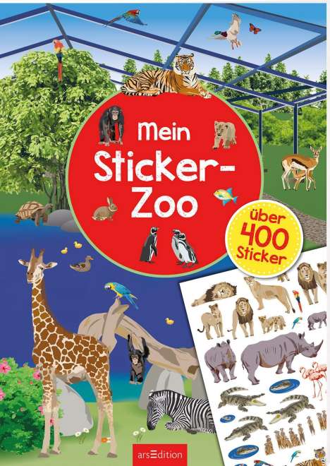 Mein Sticker-Zoo, Buch
