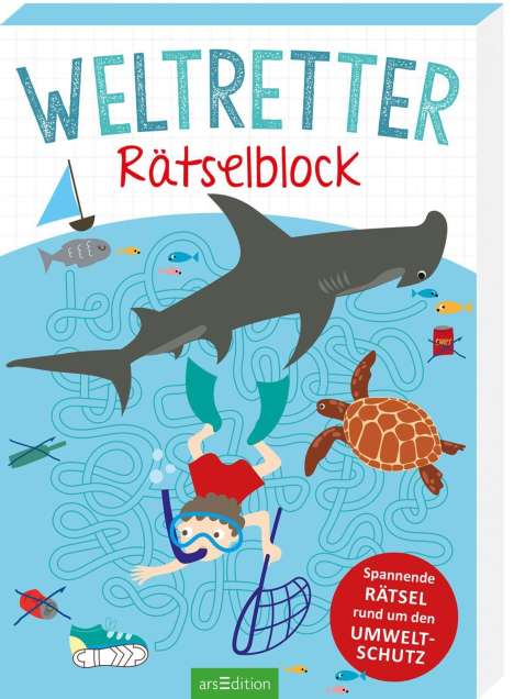 Ute Löwenberg: Weltretter-Rätselblock, Buch